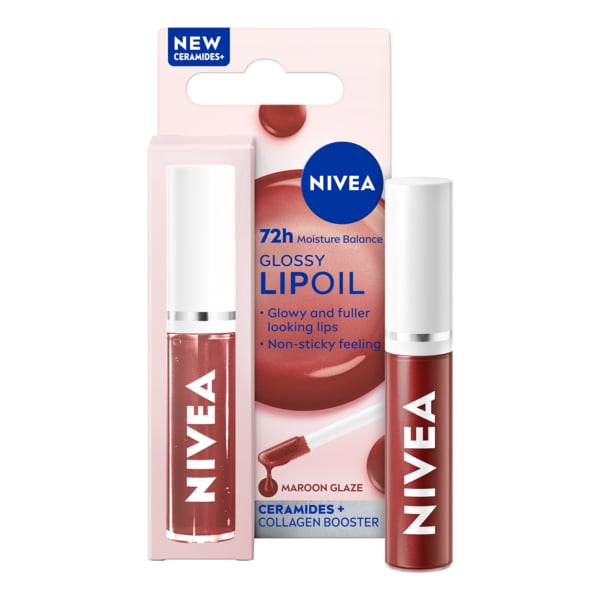 NIVEA Lip Care Lip Oil Maroon 5.5ml