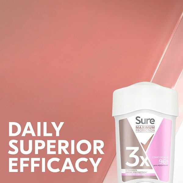 Sure Maximum Protection Confidence Anti-Perspirant Cream 45 ml