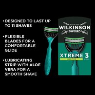Wilkinson Sword Xtreme 3 Sensitive Disposable Razors 4pk