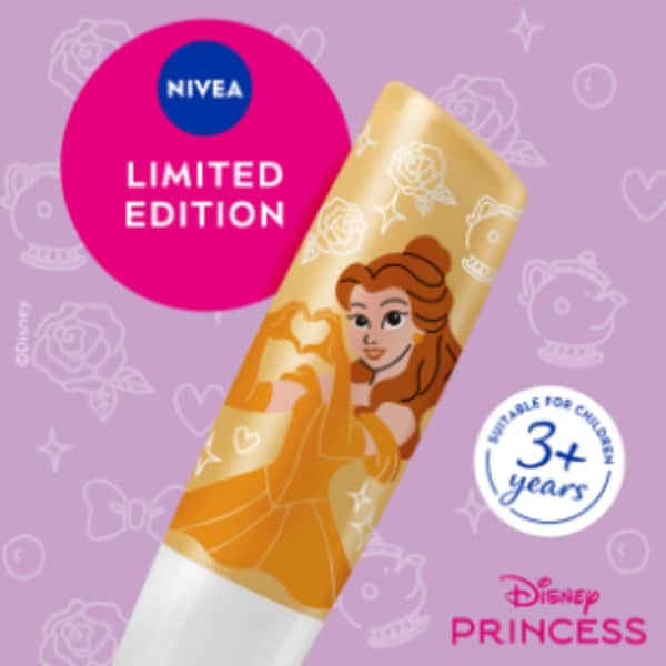 NIVEA Vanilla Cupcake Disney Belle Limited Edition Lip Balm 4.8g