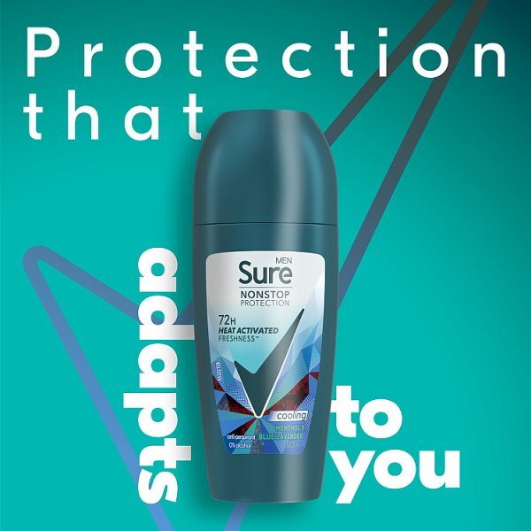 Sure Non-Stop Menthol & Blue Lavender Deodorant Roll On 50ml