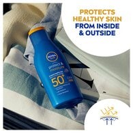 NIVEA SUN Suncream Lotion SPF 50 Protect & Moisture 100ml