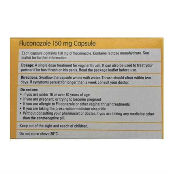 FLUCONAZOLE 150MG CAPSULE SINGLE