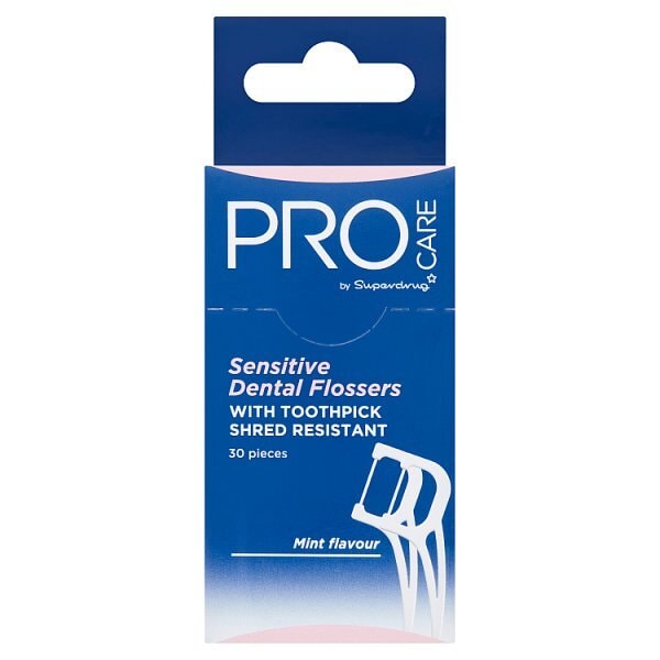 Superdrug ProCare Sensitive Mint Dental Tape Flosser x30