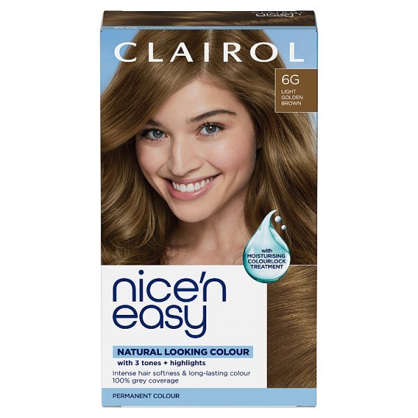 Clairol Nice'n Easy Hair Dye 6G Light Golden Brown