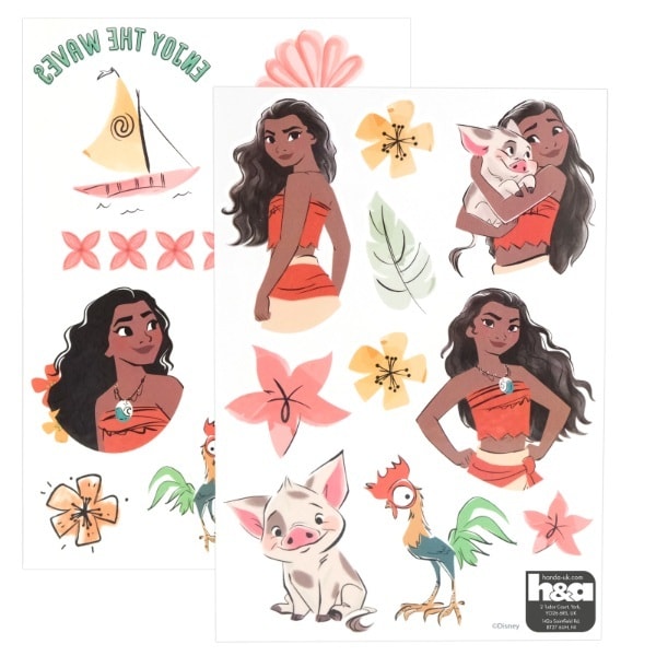 Moana Temporary Tattoos