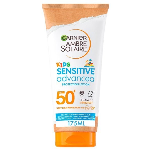 Ambre Solaire Kids Sensitive Sun Cream SPF50+ 50ml Travel
