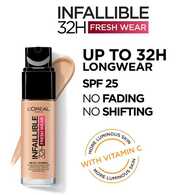 L'Oréal Paris Infallible 32H Fresh Wear Foundation 355 Sienna