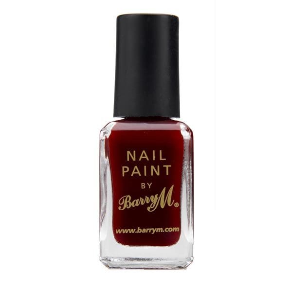 Barry M Nail Paint Red Wine