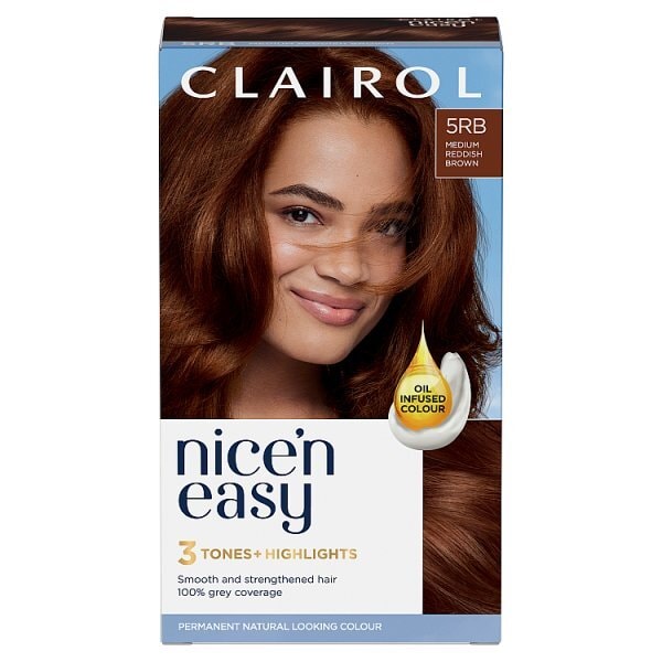 Clairol Nice'n Easy Hair Dye 5RB Medium Reddish Brown