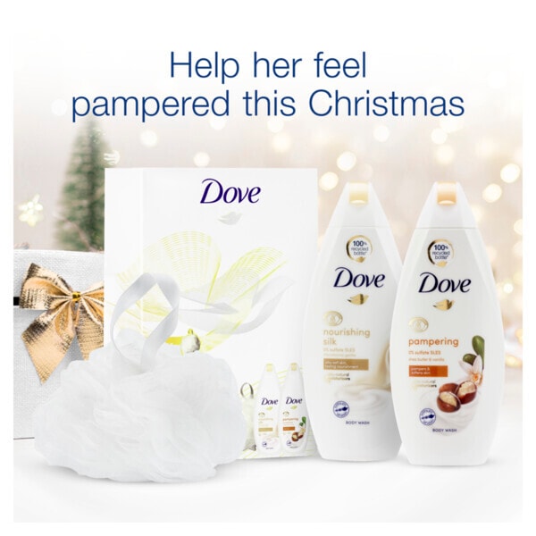 Dove Feel Pampered Bodywash Collection Gift Set