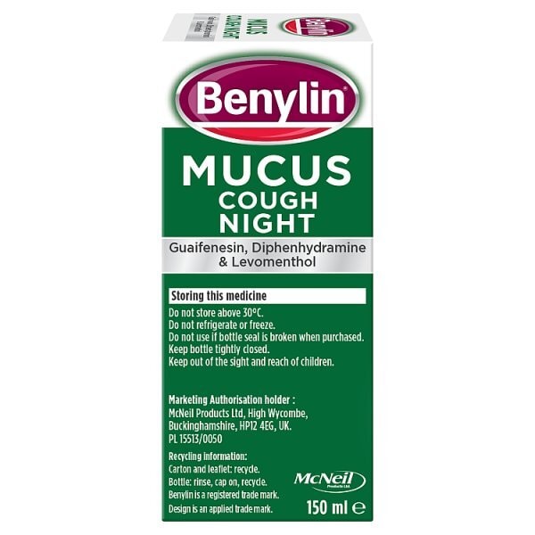 Benylin Mucus Cough Night Syrup 150ml