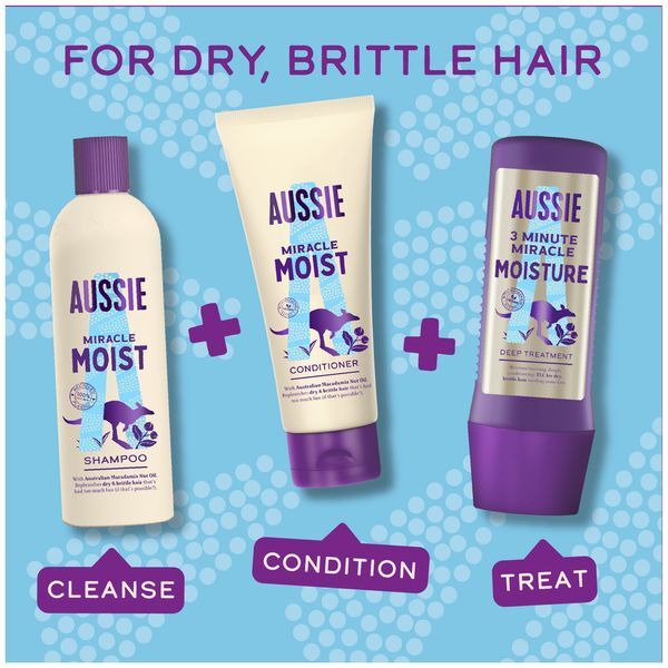 Aussie Miracle Moist Hair Conditioner 90ml