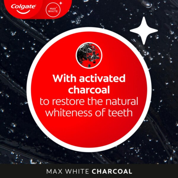 Colgate Max White Charcoal Teeth Whitening Toothpaste 75Ml