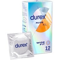 Durex Nude Condom Wide Fit 12S