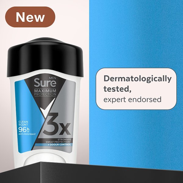 Sure Men Maximum Protection Clean Scent Anti-Perspirant Cream 45 ml
