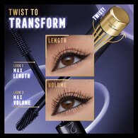 Max Factor Masterpiece 2 In 1 Lash WOW Mascara, 003 Midnight