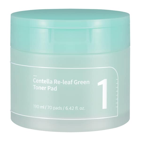 Numbuzin No.1 Centella Re-Leaf Green Toner Pad 190ml