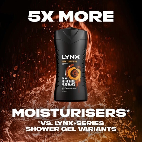 Lynx Bodywash Shower Gel Dark Temptation 225ml