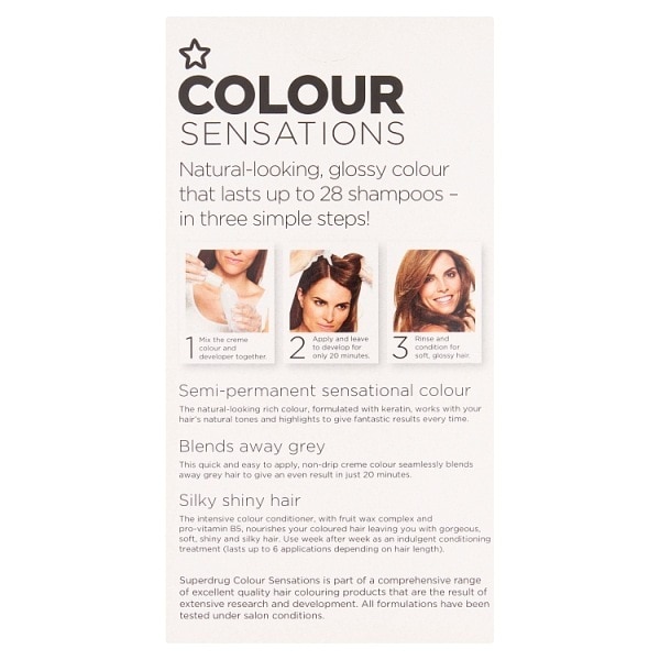 Superdrug Colour Sensations Light Brown 6.0