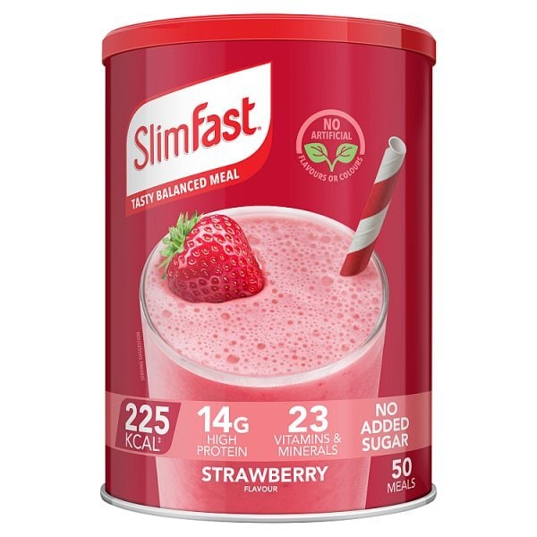 SlimFast Powder 50 Servings Strawberry 1.825kg