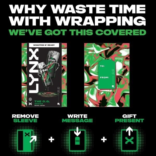 Lynx The O.G. Africa Duo Gift Set 2 piece