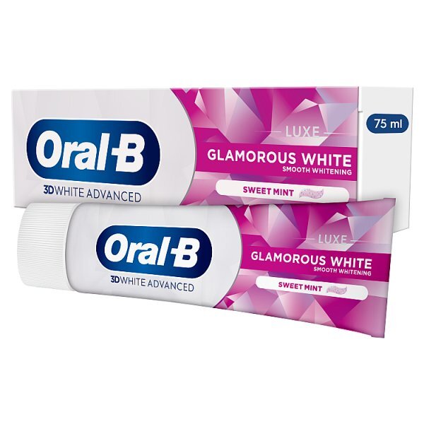 Oral-B 3D White Advanced Luxe Glamorous White Toothpaste 75ml