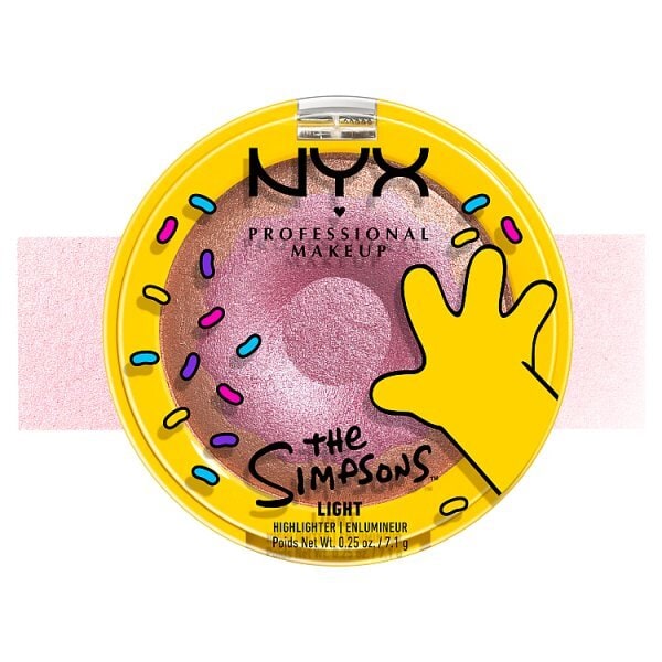 NYX Professional Makeup X The Simpsons Donut Highlighter Donut Mind If
