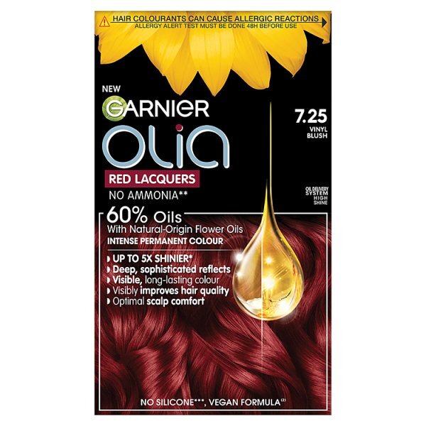Garnier Olia Red Lacquers 725 Vinyl Blush Permanent Hair Dye