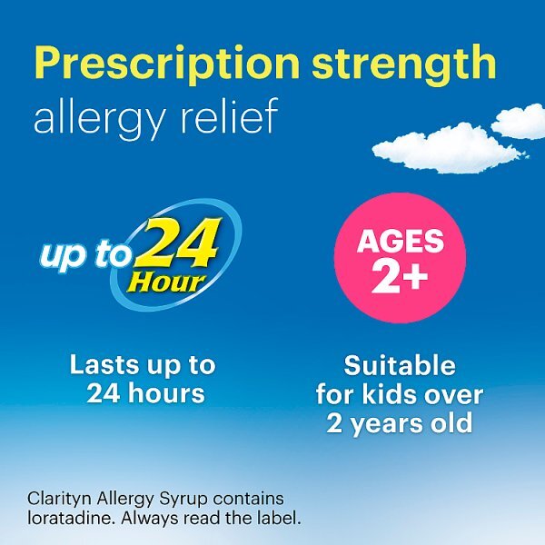Clarityn Allergy 1mg/ml Syrup Mixed Berries Flavour 60ml