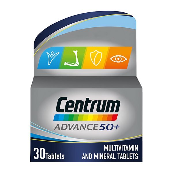 Centrum Advance 50 Multivitamin Tablets x30