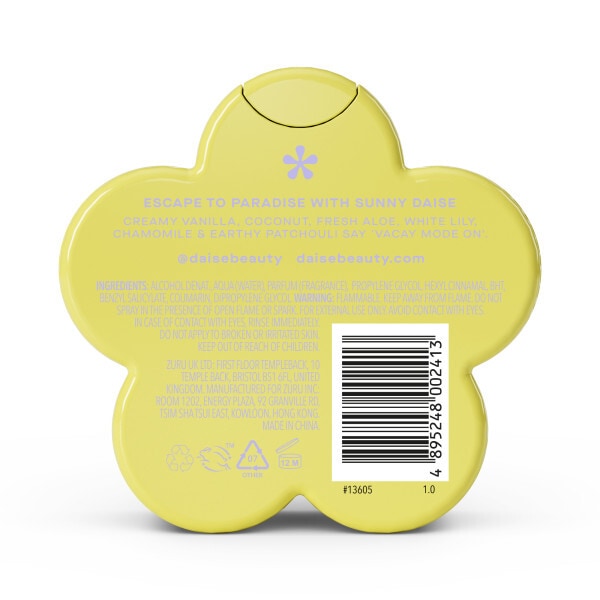 Daise Fragrance Body Mist Sunny Vanilla & Coconut 100ml