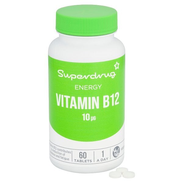 Superdrug Vitamin B12 10ug 60s