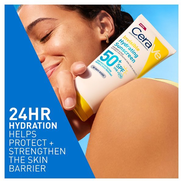 CeraVe Invisible Hydrating Sunscreen SPF50 for body & face 75ml