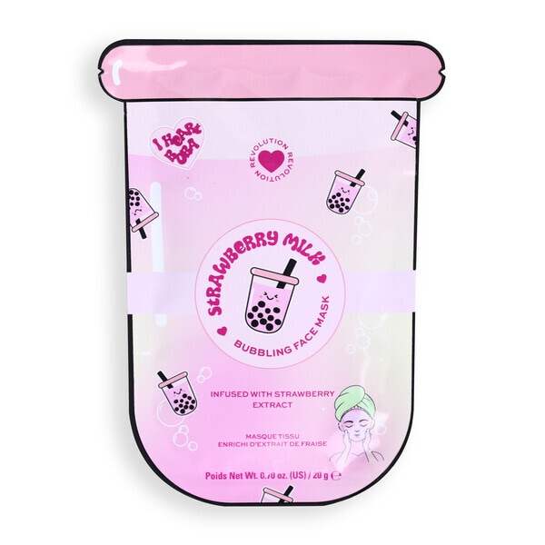 I Heart Revolution Strawberry Bubble Sheet Mask