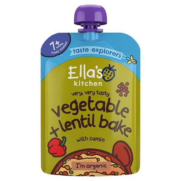 Ellas Kitchen Organic Vegetable & Lentil Bake 7m 130g