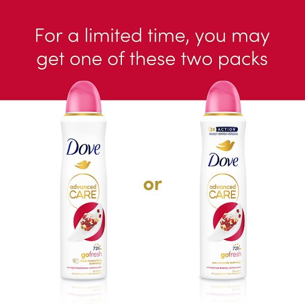 Dove Advanced Care Pomegranate & Lemon Anti-Perspirant Aerosol 150 ml