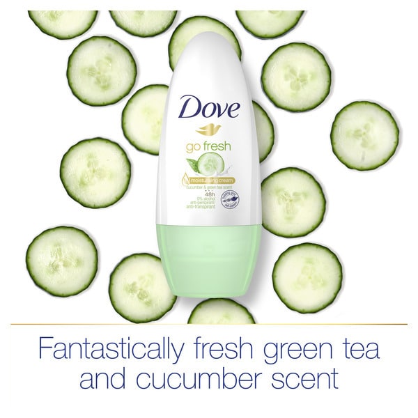 Dove Go Fresh Cucumber & Green Tea Roll-On Deodorant 50ml