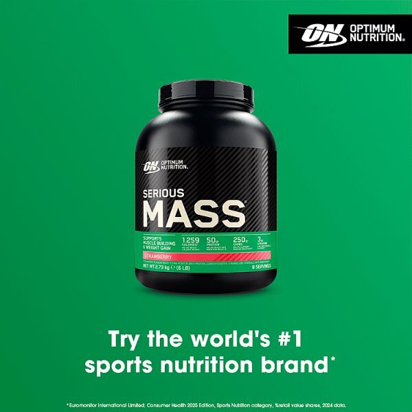 Optimum Nutrition Serious Mass Strawberry 2.73Kg