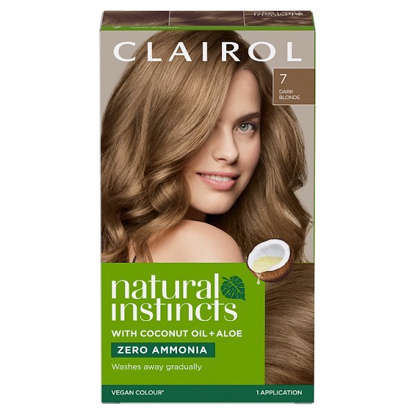 Clairol Natural Instincts Semi-Permanent Hair Dye 7 Dark Blonde