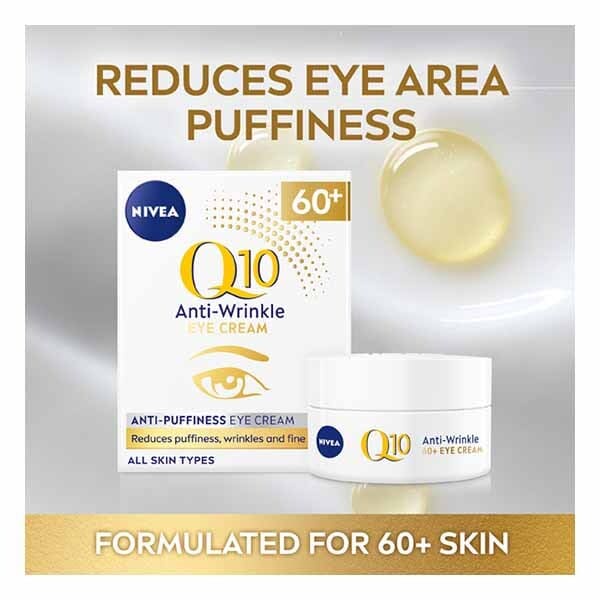 NIVEA Q10 60+ Anti-Wrinkle & Anti-Puffiness Eye Cream 20ml