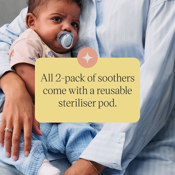 Tommee Tippee Night Soothers, 18-36M, X2