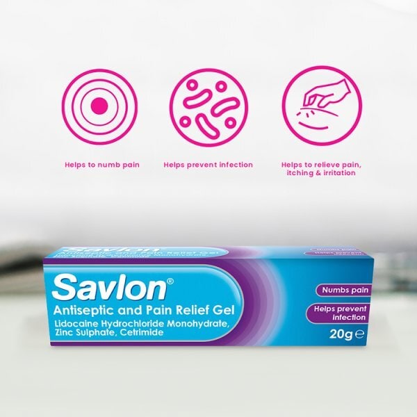 Savlon Antiseptic & Pain Relief Gel 20G