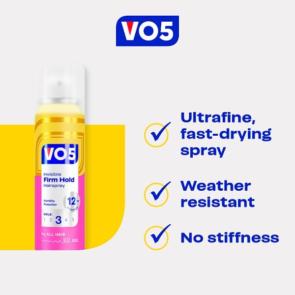 Vo5 Firm Hold Hair Spray 400ml