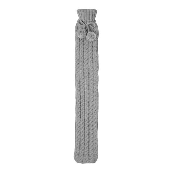 DNR Superdrug Long Hot Water Bottle & Cable Knit Cover