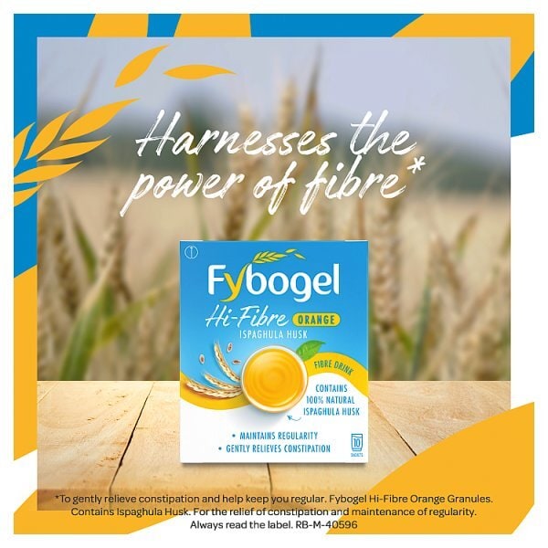 Fybogel Hi Fibre Orange Constipation Relief 10 Sachets