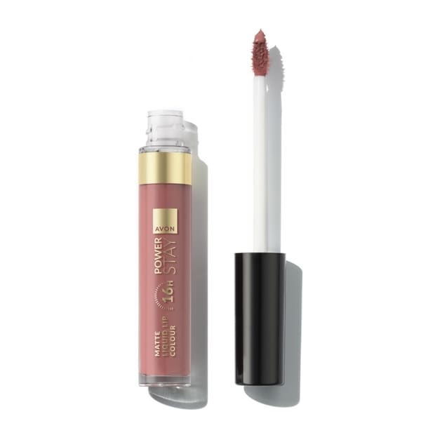 Avon Power Stay 16-Hour Liquid Lip Colour Can't Quit Café