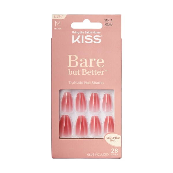 Kiss Bare But Better Nails - Nude Nude