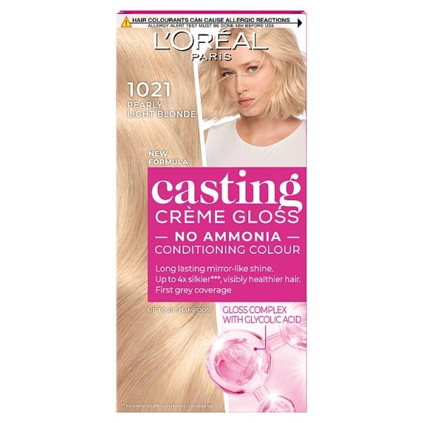L'Oréal Casting Crème Gloss 1021 Pearly light blonde Hair Dye