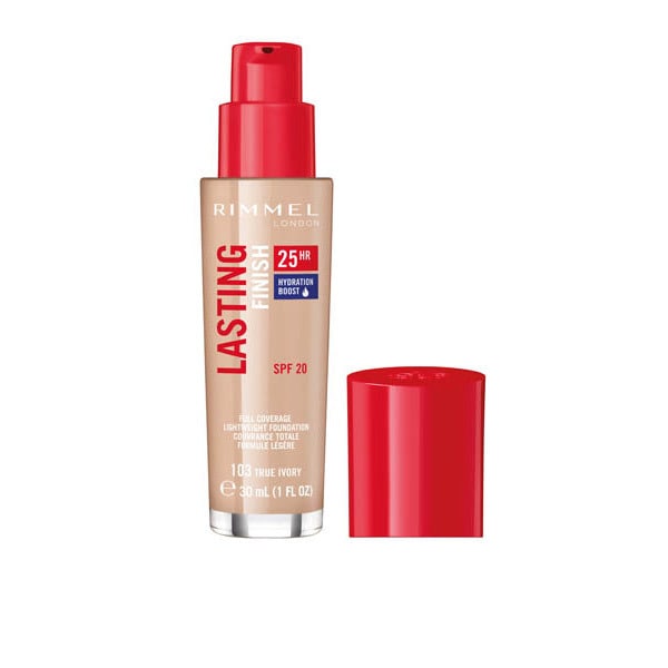 DNR RIMMEL L/FINISH FOUNDATION T/IVORY 30ML